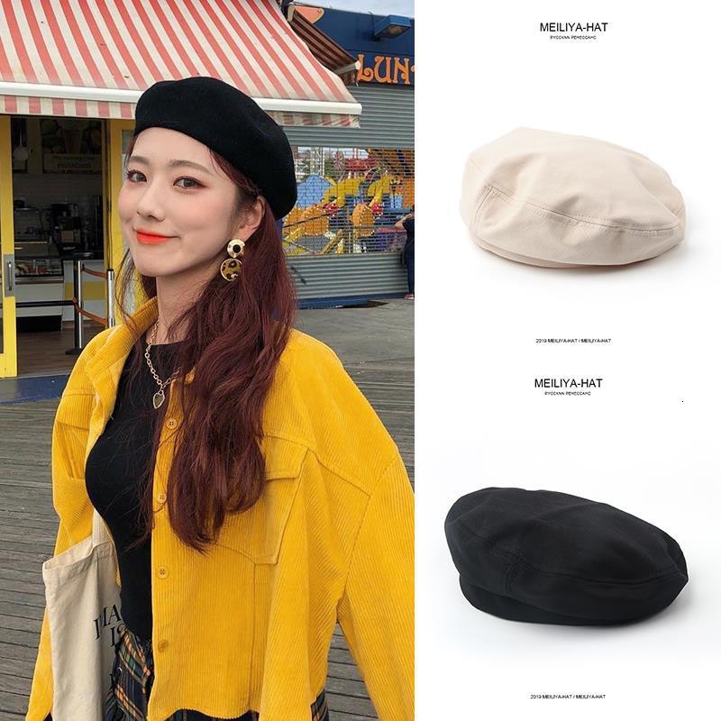 添光帽子冬帽女黑色贝雷帽女韩版潮日系蓓蕾秋冬ins英伦复古网红款帽子八角画家 价格图片品牌报价 苏宁易购洋卓服饰专营店