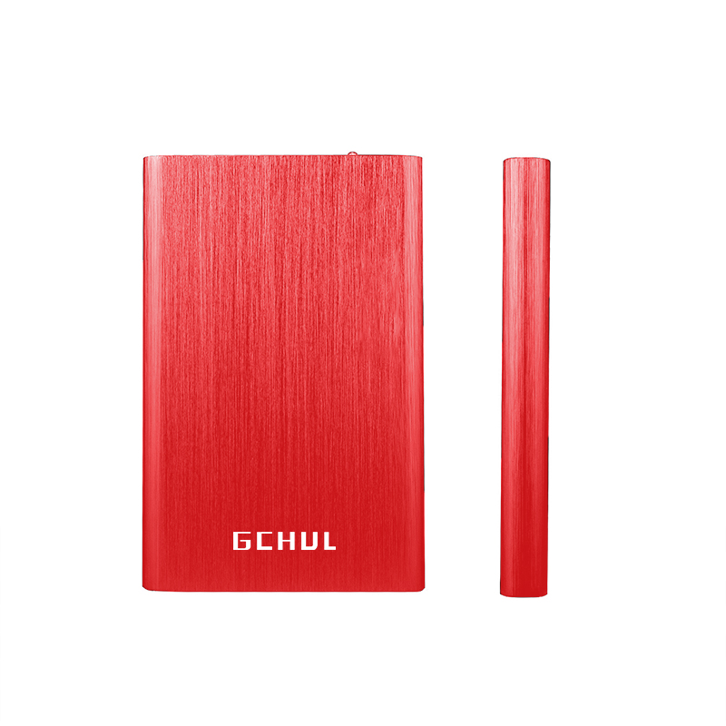 杰储(GCHUL) T1000 2T USB3.0 2.5英寸 磨砂红色 移动存储硬盘 (计价单位:个) 磨砂红色高清大图