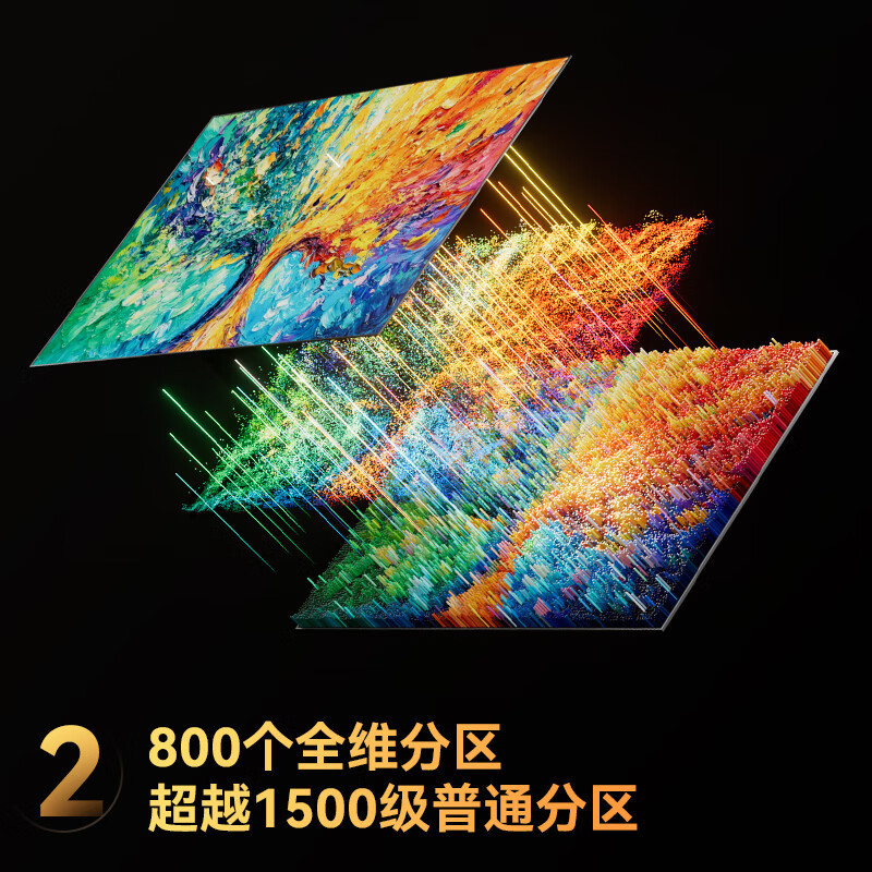 长虹电视 75D7H Mini 75英寸Mini LED 640分区 288Hz高刷巨幕大屏液晶平板电视机高清大图