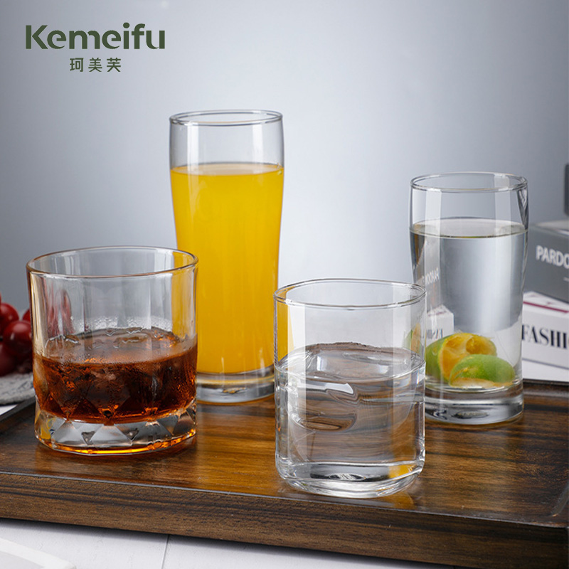 珂美芙 欧式透明玻璃杯水杯 235ml 个高清大图