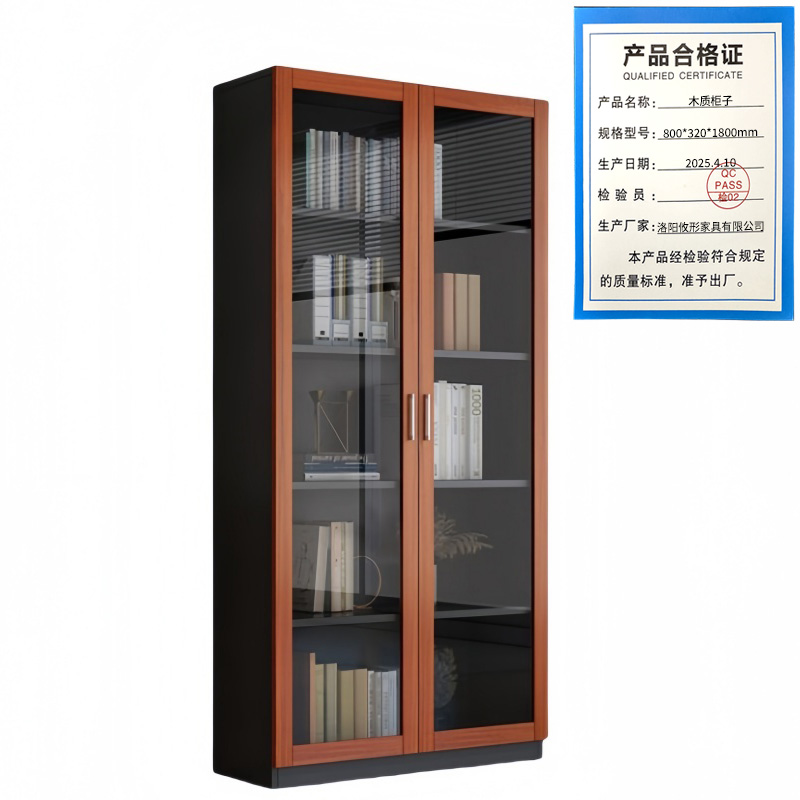 攸形木质柜子800*320*1800mm台高清大图