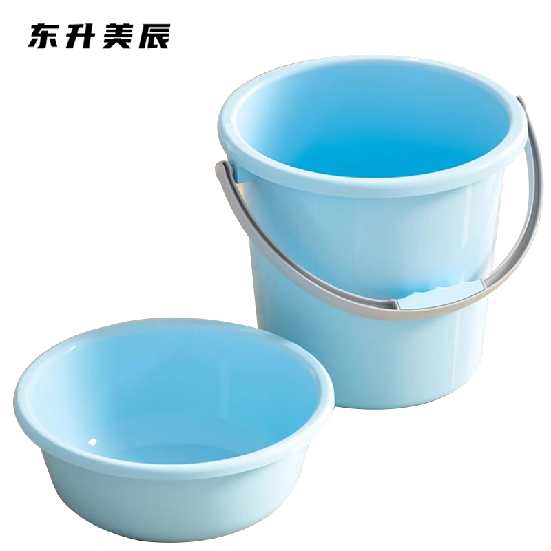 东升美辰 塑料盆塑料桶套装33cm DS-085 套高清大图