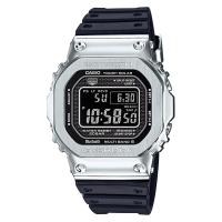 卡西欧(CASIO)男款不锈钢石英表多功能数字手表耐用防震防水运动腕表