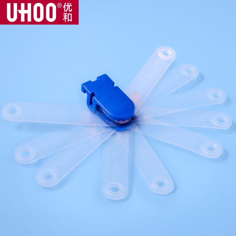 优和(UHOO)6702胸牌夹扣卡套挂扣工作牌夹子胸卡上岗证车间员工扣卡夹24只装