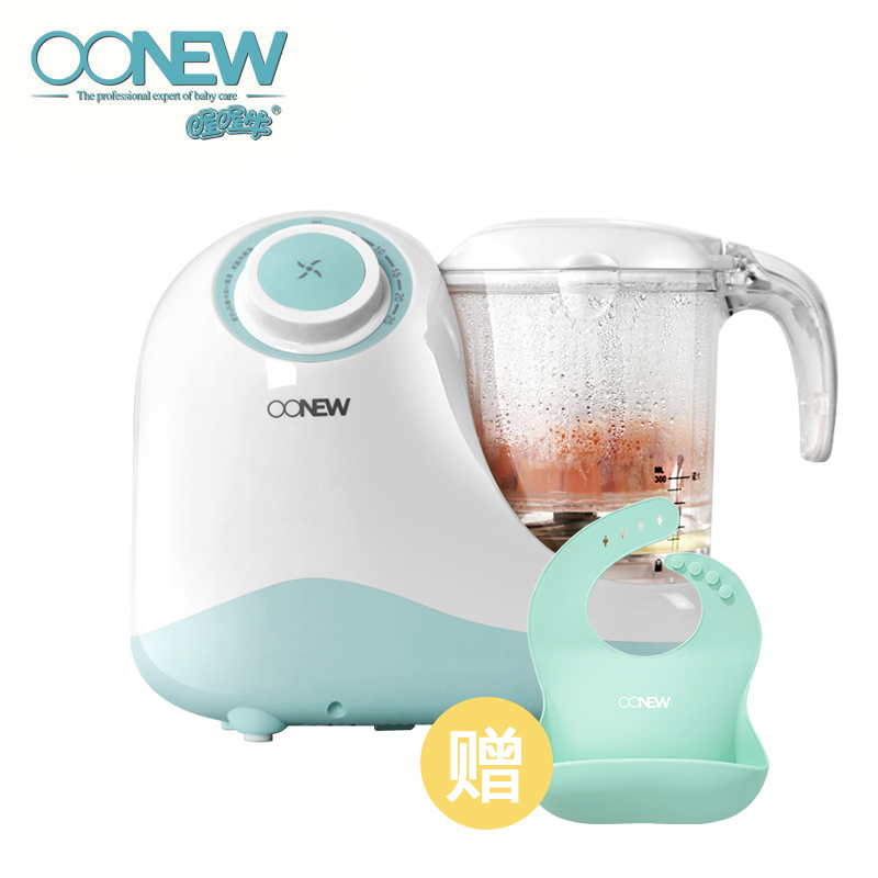 OONEW喔喔牛宝宝辅食机婴儿料理机 辅食研磨制作 蒸煮搅拌一体机TB-1102T