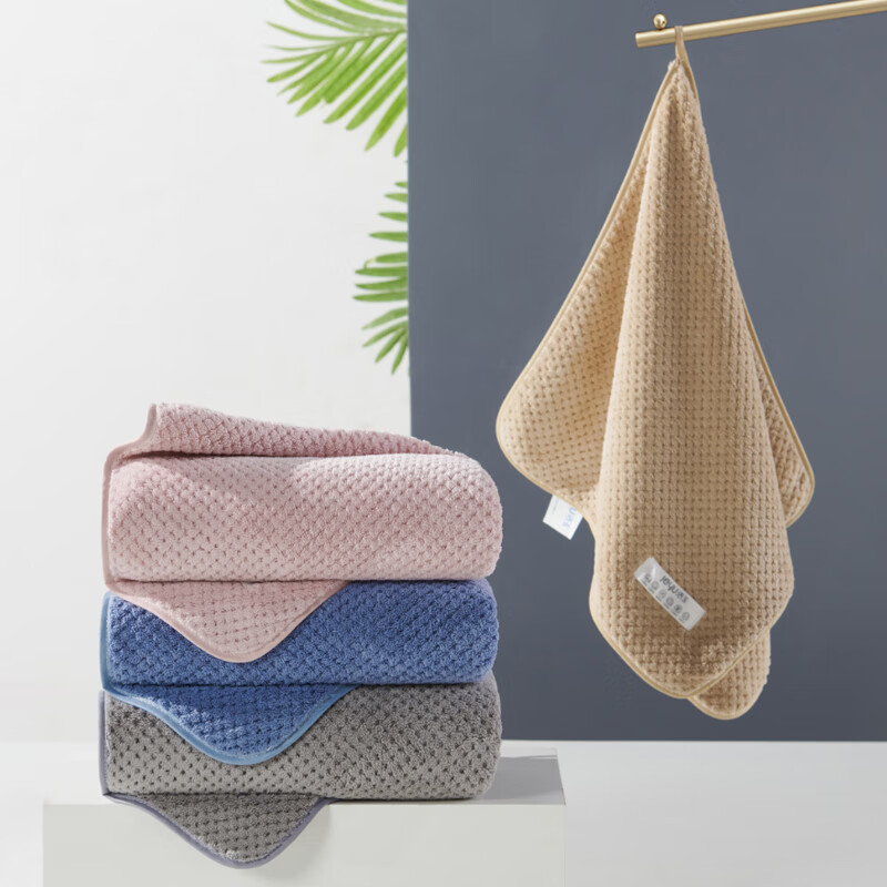 洁玉舒畅毛巾(GJ) 三条装礼盒J3030-C高清大图