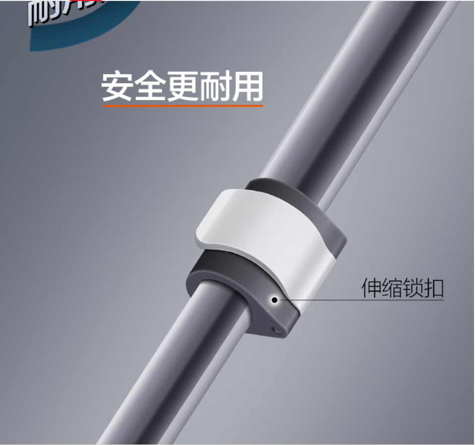 大卫国产旋转强力拖把塑料材质客厅清洁神器高效去污设计高清大图