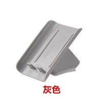 灰色 多功能香皂收纳盒厨房水池沥水肥皂架创意家用立式海绵擦收