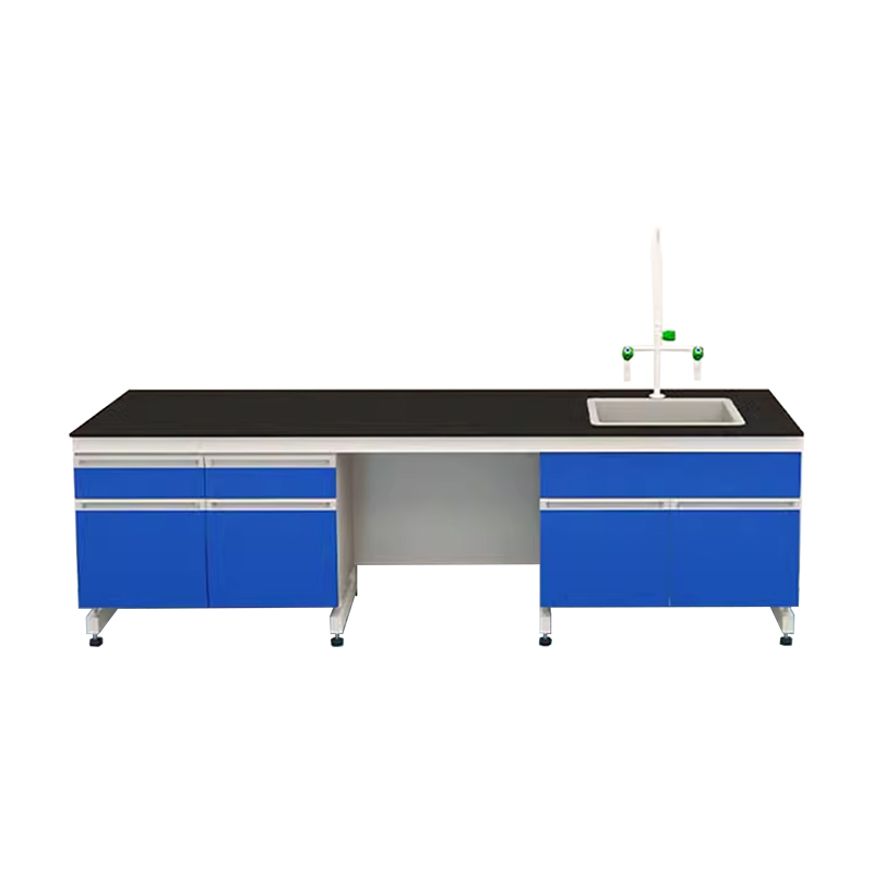 臻远 ZY-SYT-21 实验室 工作台化验室操作台化验桌 2.5米右含水槽台