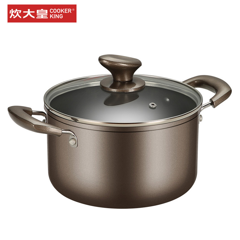 炊大皇双层汤锅家用多功能泡面锅辅食锅大容量电磁炉锅具通用汤锅TG20FW
