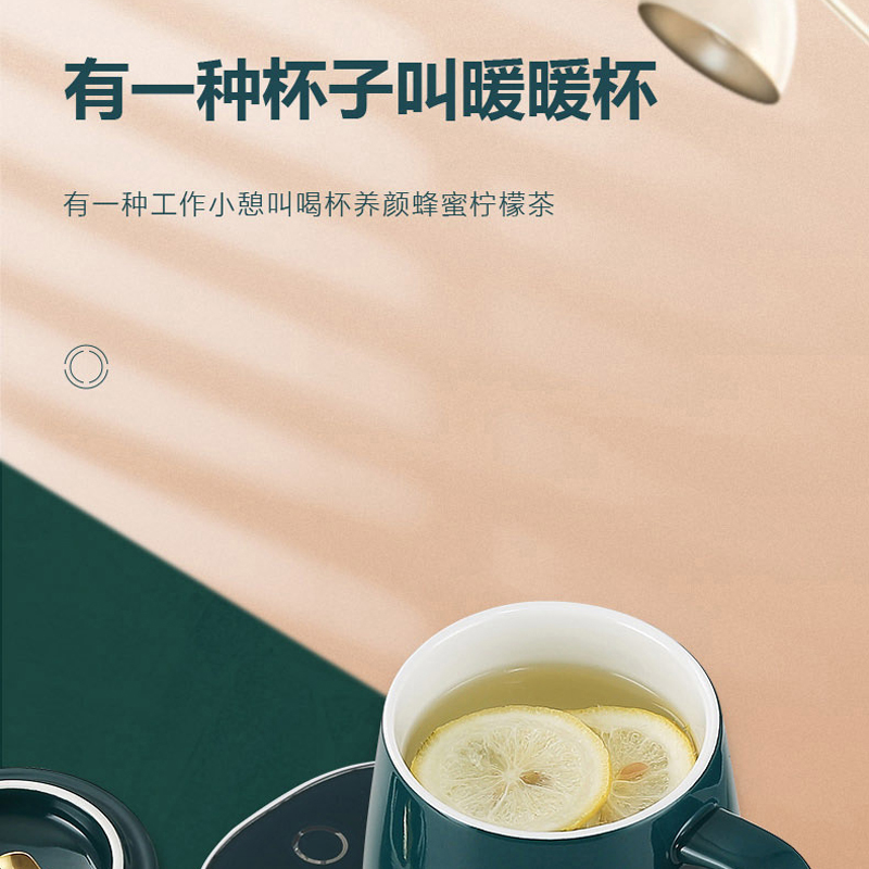 艾青春(AIYOUth)55℃恒温暖暖杯办公家用杯恒温杯PA-666