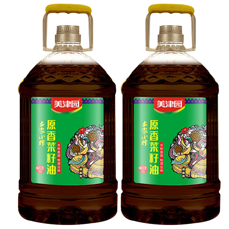 美津园土家小榨原香菜籽油5L