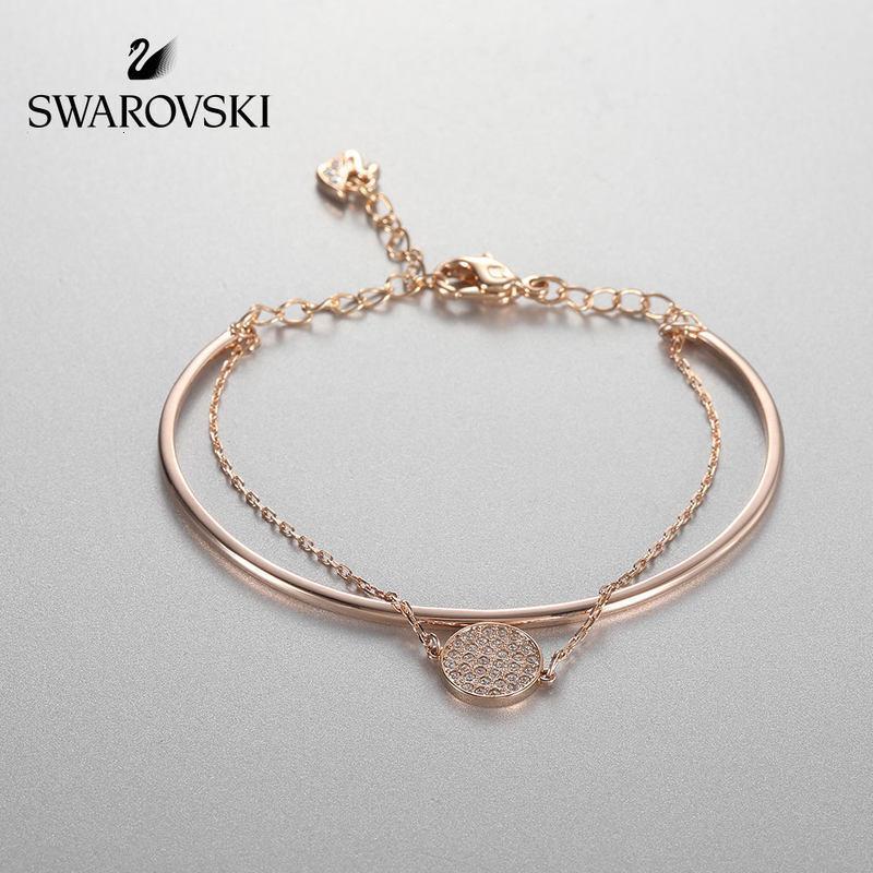 SWAROVSKI(施华洛世奇) 时尚二合一 GINGER手镯女时尚饰品人造水晶送恋人5274892