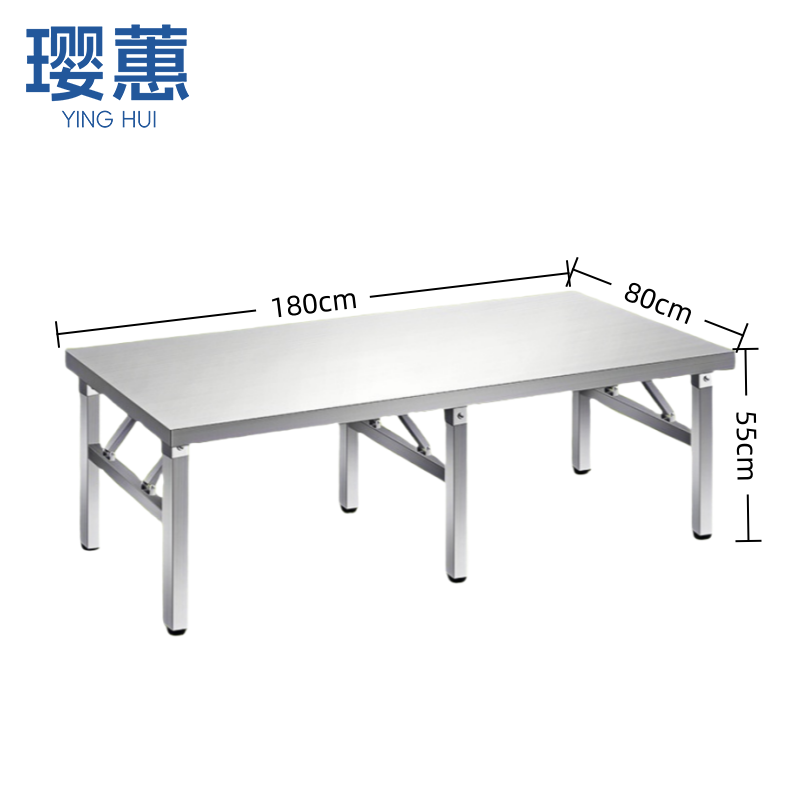 璎蕙 不锈钢桌子1.5m 张高清大图