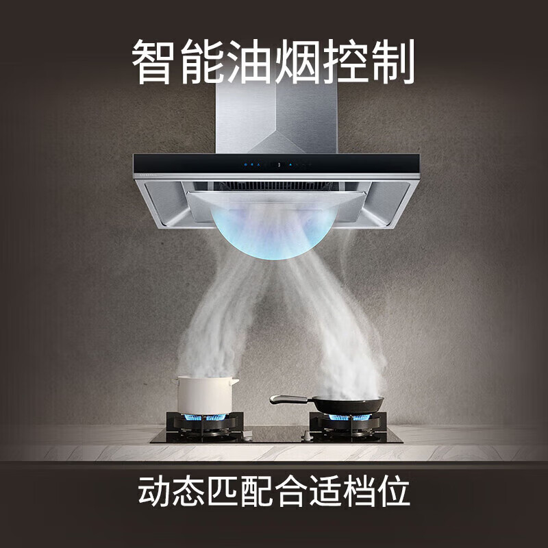 西门子(SIEMENS)LC78FC951W 欧式26立方5D立体环吸抽油烟机变频电机一键自清洁蒸饭柜高清大图