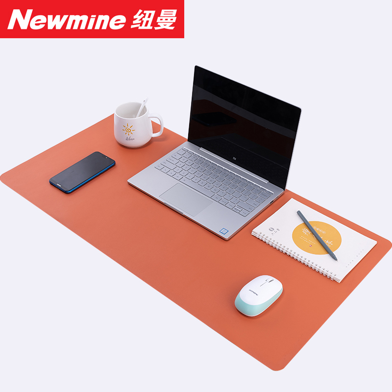 纽曼(Newsmy) 鼠标垫80x40cm 双面粉色+橙色