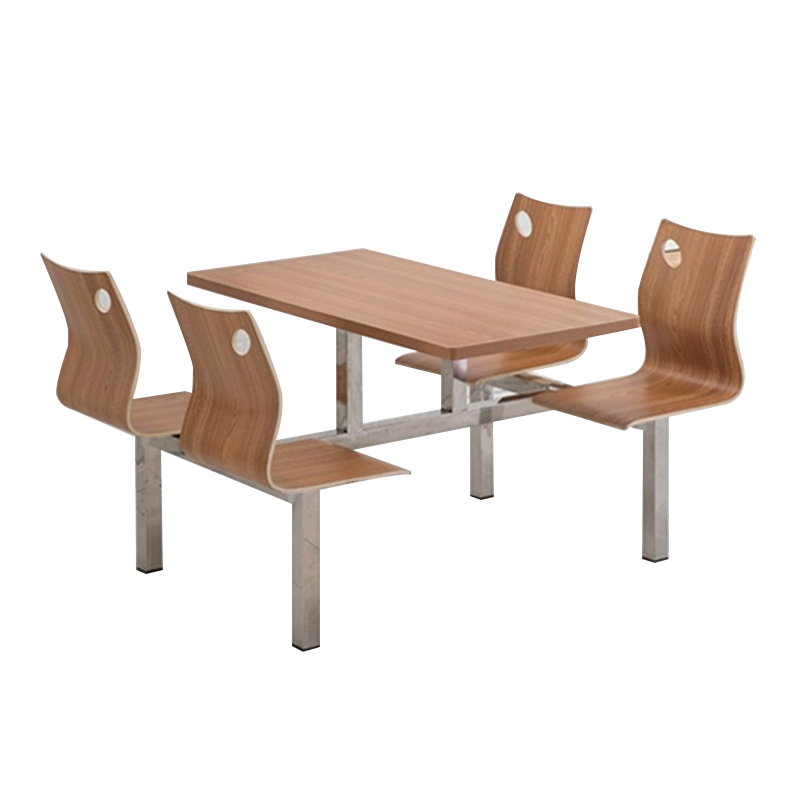 合祥源 连体餐桌椅组合 1200*600*750mm QX-CZ22 单位:张高清大图