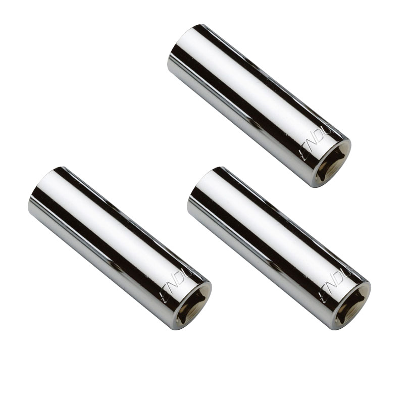 力易得（ENDURA）12.5mm系列6角加长套筒 加长套头 27mm高清大图