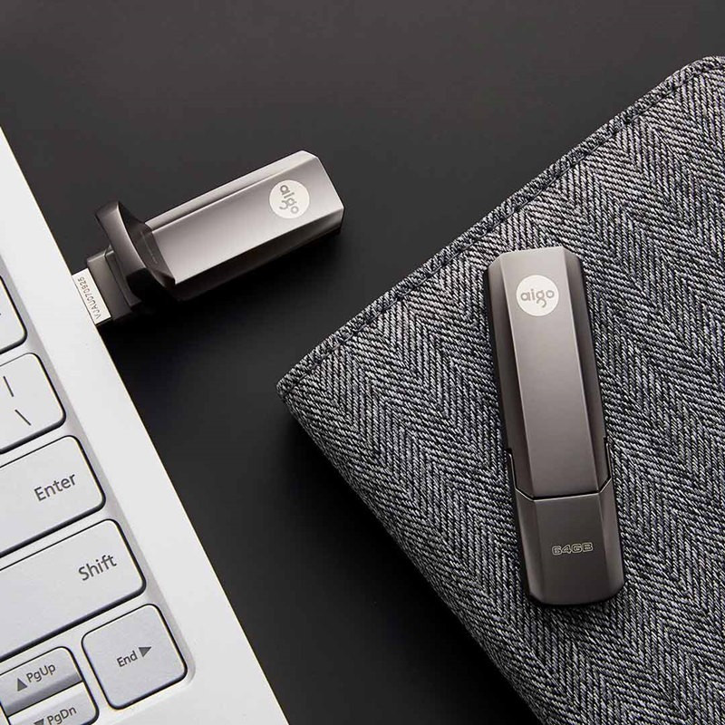 爱国者(aigo)128GB USB3.1 固态U盘 U391 金属U盘 读速420MB/s 写380MB/s