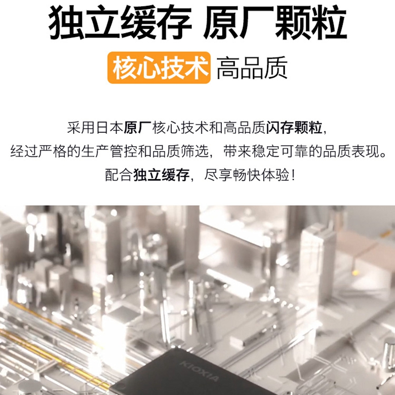 铠侠(Kioxia)1000GB SSD固态硬盘 NVMe M.2接口 EXCERIA G2 RC20系列