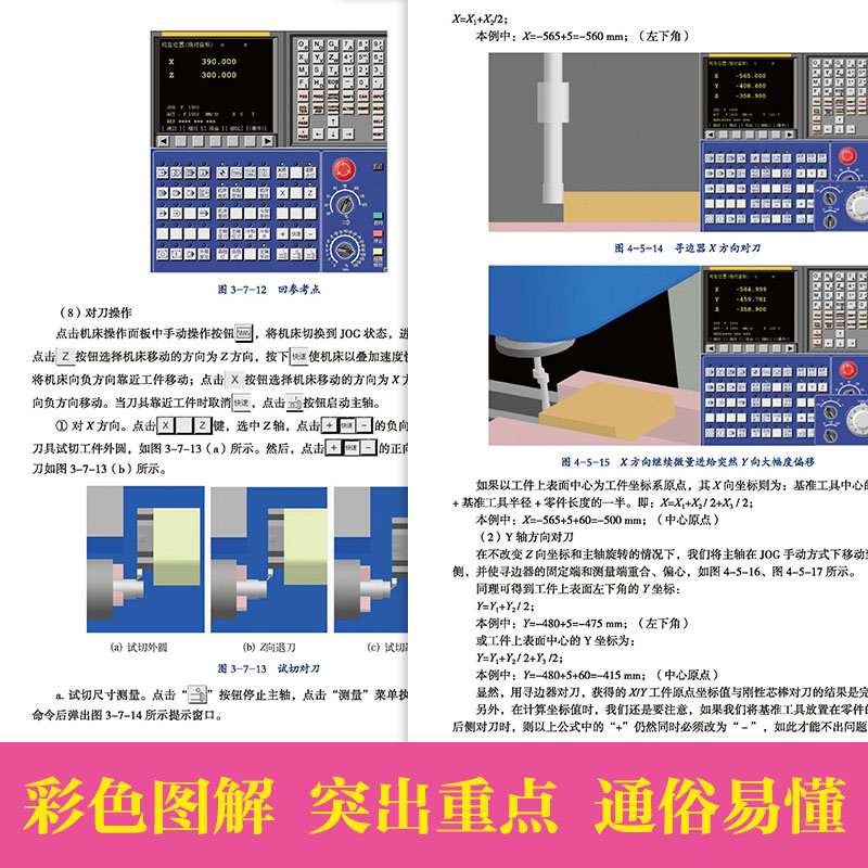 [正版]数控编程与操作从入门到精通 视频同步图解数控加工机床车床与编程教程维护保养 手动数控数据备份与恢复自学机械设计高清大图