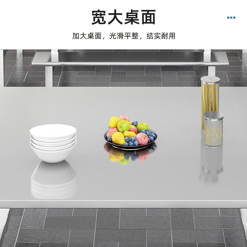 绵冠MIANGUAN餐桌学生食堂公司职员餐桌户外桌椅一体小吃店餐桌长方形高清大图