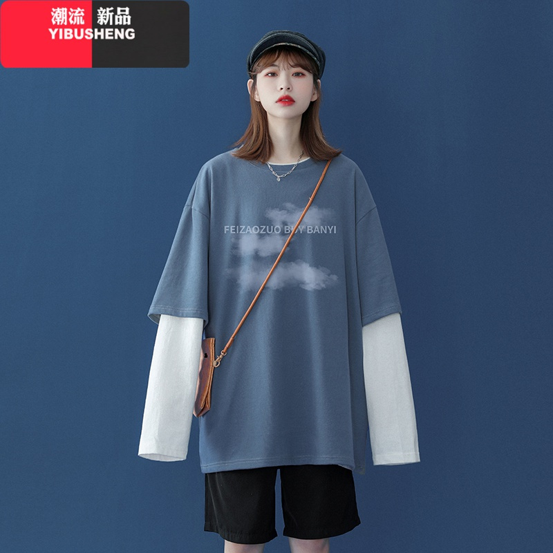YIBUSHENG胖mm短袖t恤女2021年新款宽松夏季内搭打底上衣洋气大码女装半袖