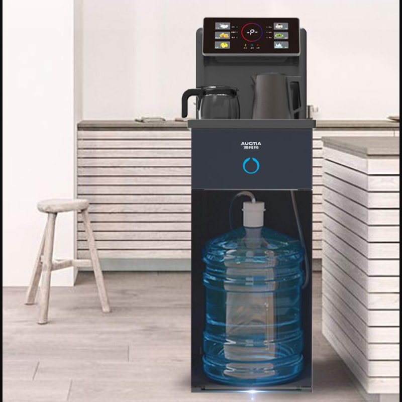 澳柯玛aucma茶吧机饮水机yr8as710y蓝防溢水茶吧机