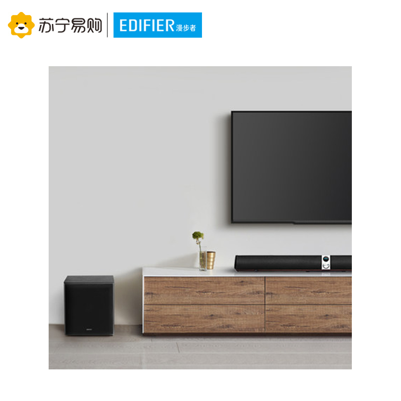 Edifier/漫步者 T5独立有源低音炮多媒体音箱木制家用电脑电视音响