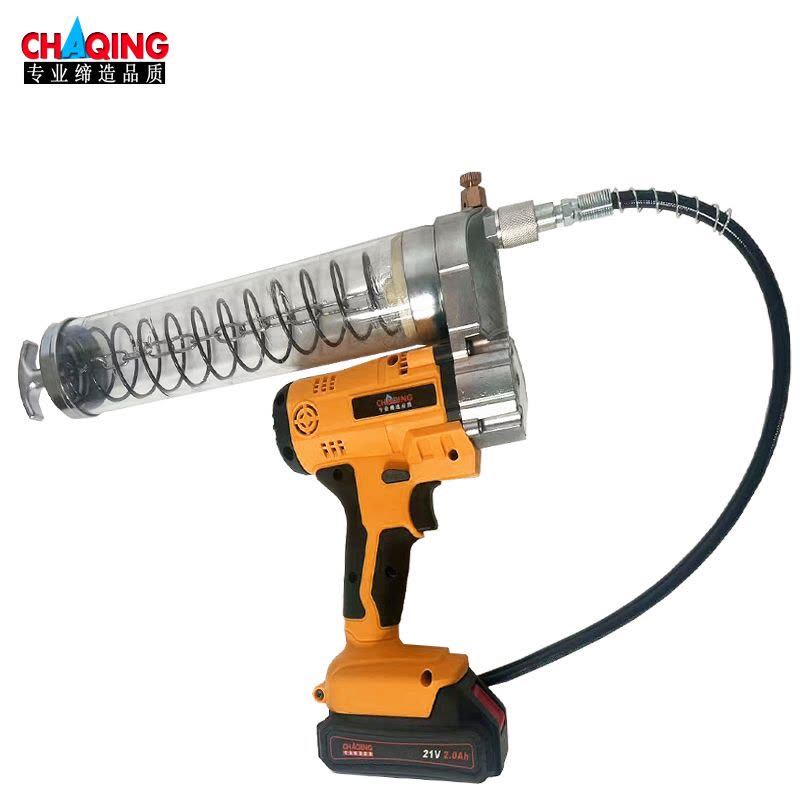 CHAQING 充电式黄油枪 电动黄油枪 锂电黄油枪 21V双锂电(套)图片