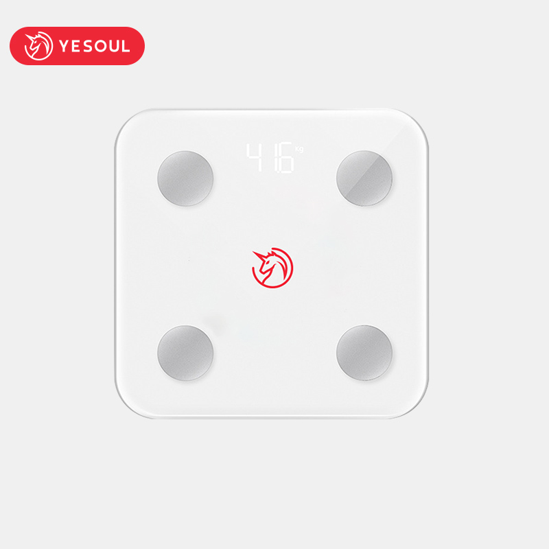 野小兽(YESOUL) 智能体脂秤体重秤电子体重称家用高精准人体健康脂肪秤 BS12 电池款