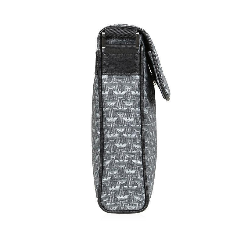 Emporio Armani奢侈品箱包男黑灰色logo印花斜跨包 Y4M001YH606-6844 舒适