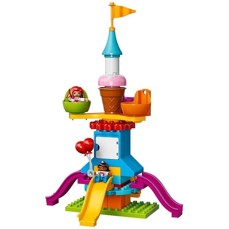 乐高（LEGO）DUPLO 得宝系列 大型游乐园 拼插积木塑料玩具 10840 2-5岁 块数100-200块高清大图