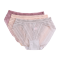 红豆居家(Hodohome)女士内裤薄款镂空无痕三角内裤三条装