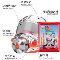 朋安3C认证家用应急包防毒面具TZL30过滤式防火罩消防自救呼吸器防烟逃生面罩防烟红色硅胶无异味 方盒款