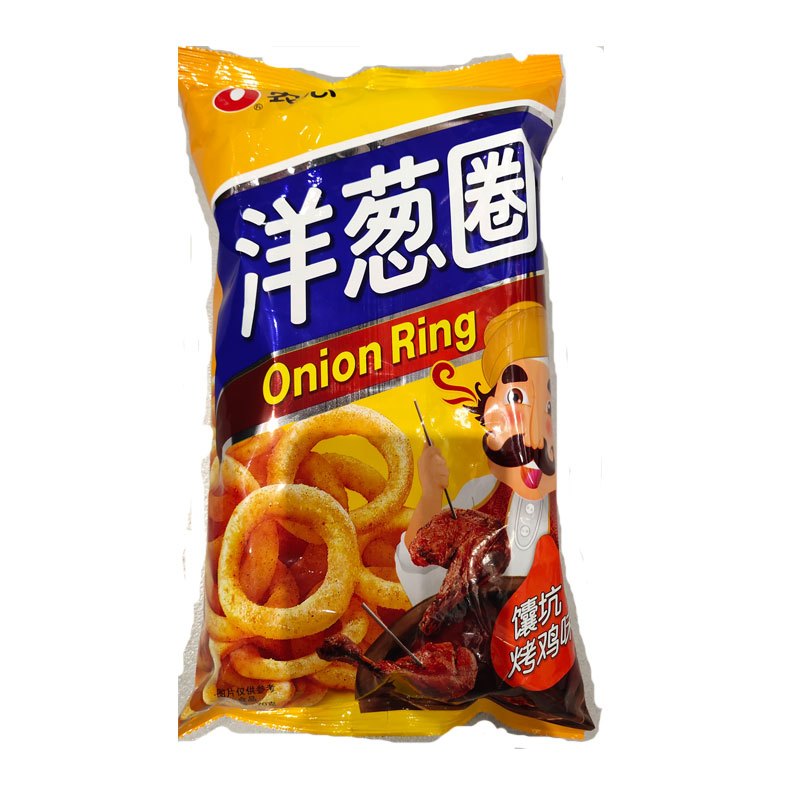 农心 洋葱圈(馕坑烤鸡味)70g/袋高清实拍图