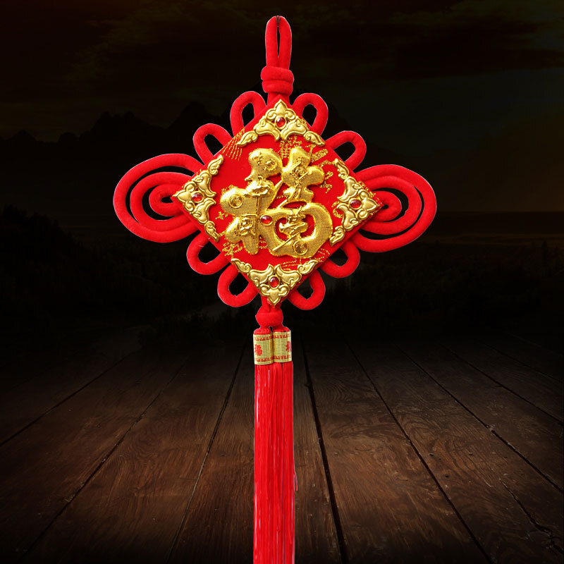 春节家居客厅墙壁挂饰新房开业乔迁喜庆装饰用品挂饰中国结 中国结-12