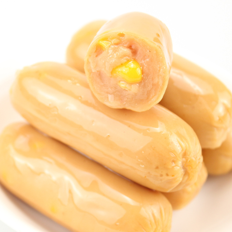 力诚玉米热狗26g*25根 即食火腿肠香肠小热狗办公室休息零食玉米肠高清大图
