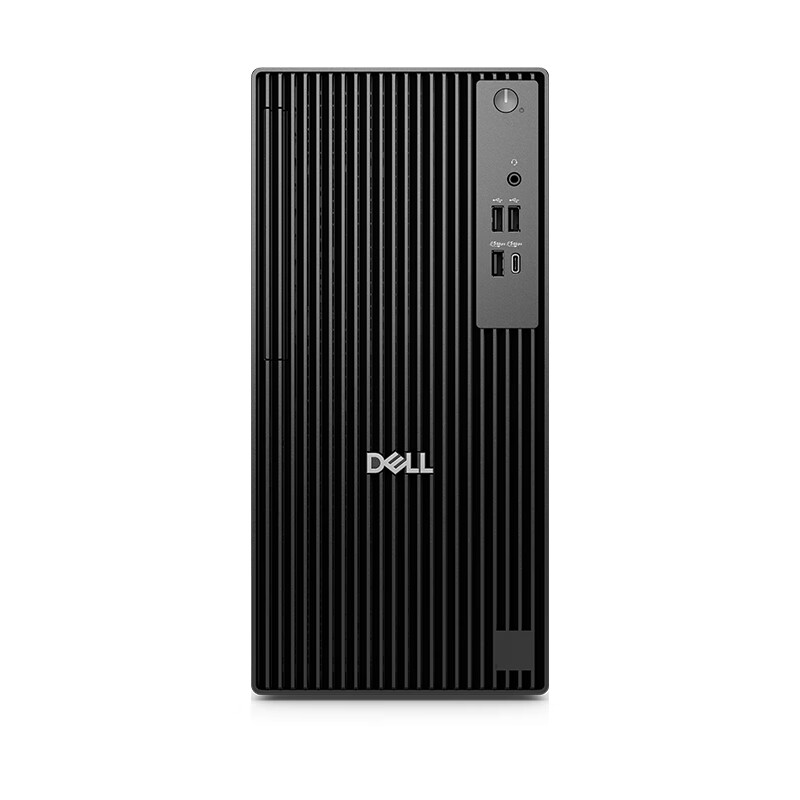 戴尔dell Pro Tower QCT1250 企业级高端商用办公绘图设计台式机电脑整机 定制U5-235U 32G内存 512G固态 集成显卡 配23.8英寸显示器高清大图