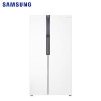 三星(SAMSUNG)565L升双开门冰箱风冷无霜智能变频低噪节能省电大容量家用电冰箱白色RS55KBHI0WW/SC