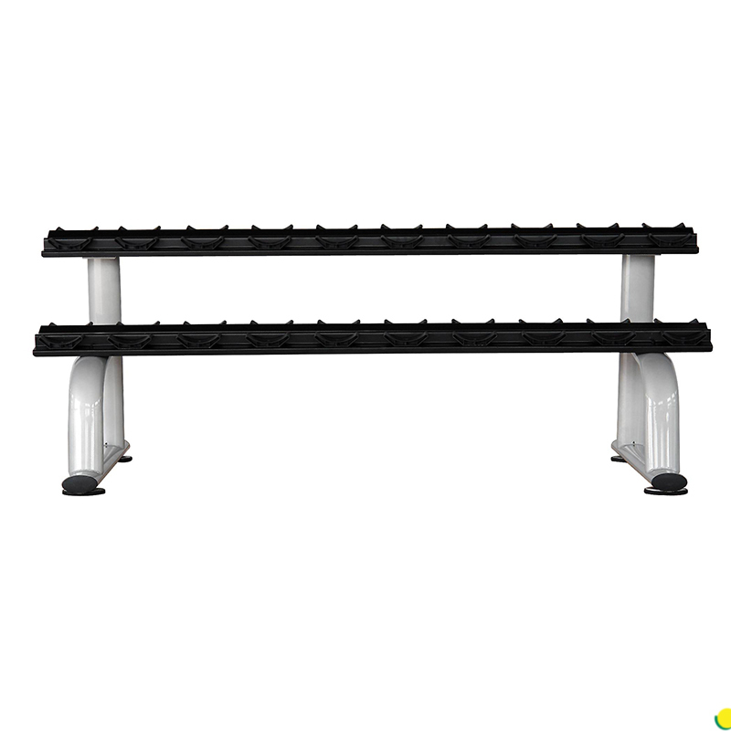 军霞(JUNXIA)JX-825 双层哑铃架健身房商用固定磅数哑铃套装(含哑铃)