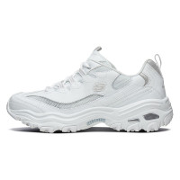 Skechers斯凯奇男鞋网面透气熊猫鞋小白鞋老爹鞋666090