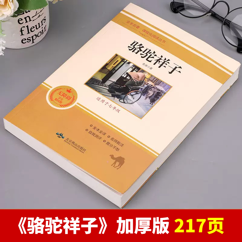 海底两万里+骆驼祥子 人民教育出版社 [正版]海底两万里 骆驼祥子七年级必读原著书老舍7年级初一下册2册初中版课外书老师