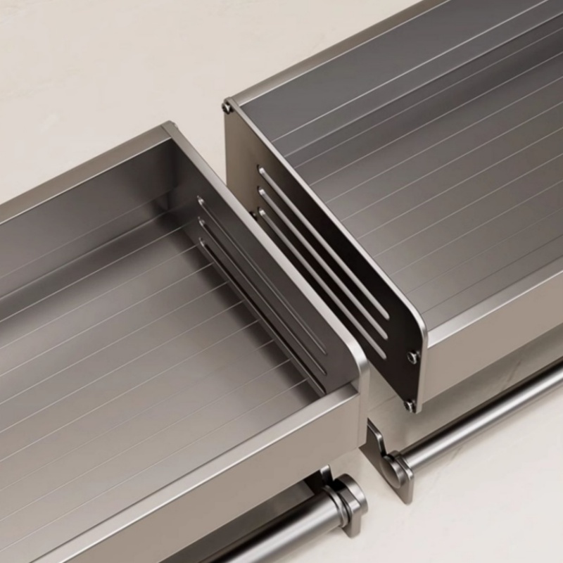 攸形 双层毛巾架30cm套高清大图