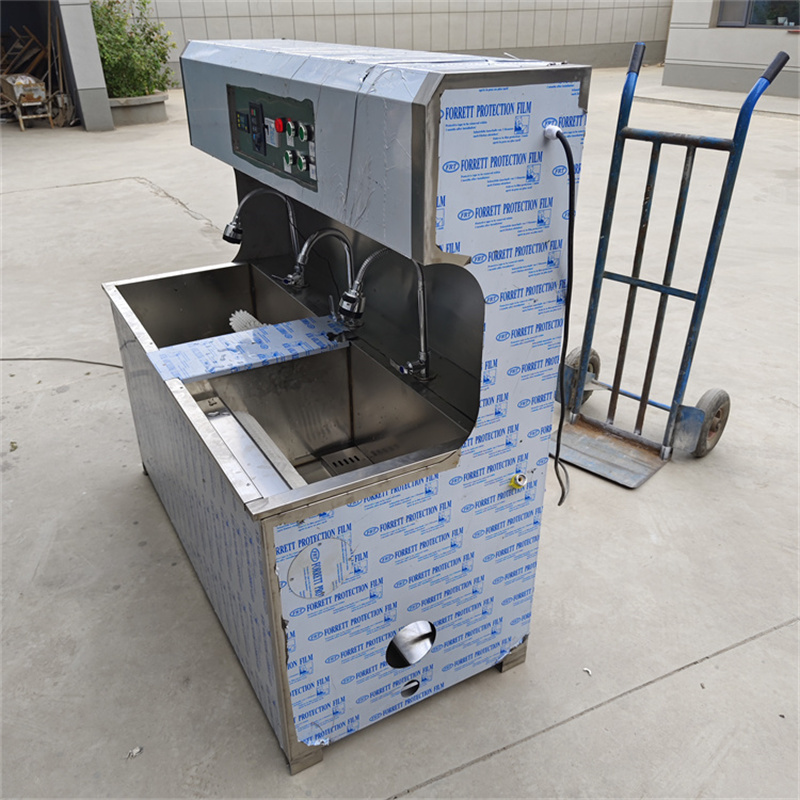 巧扩多功能洗鞋机半自动洗鞋机手搓式双槽洗鞋机商用洗鞋店刷鞋机擦鞋