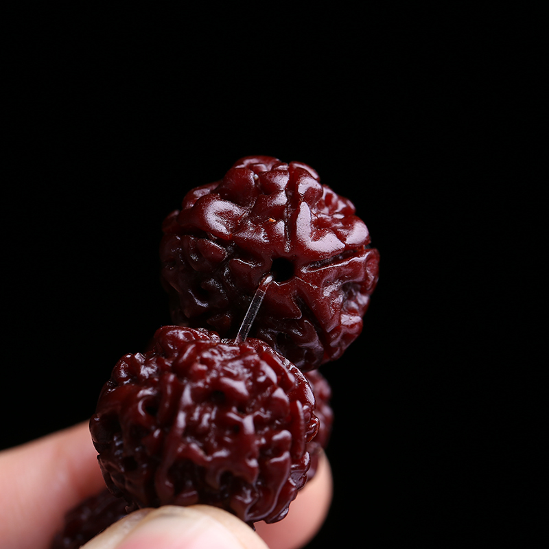 尼泊尔五瓣机刷包浆大金刚菩提子手串佛珠包浆玉化爆肉5瓣老金刚送女朋友七夕情人节礼物