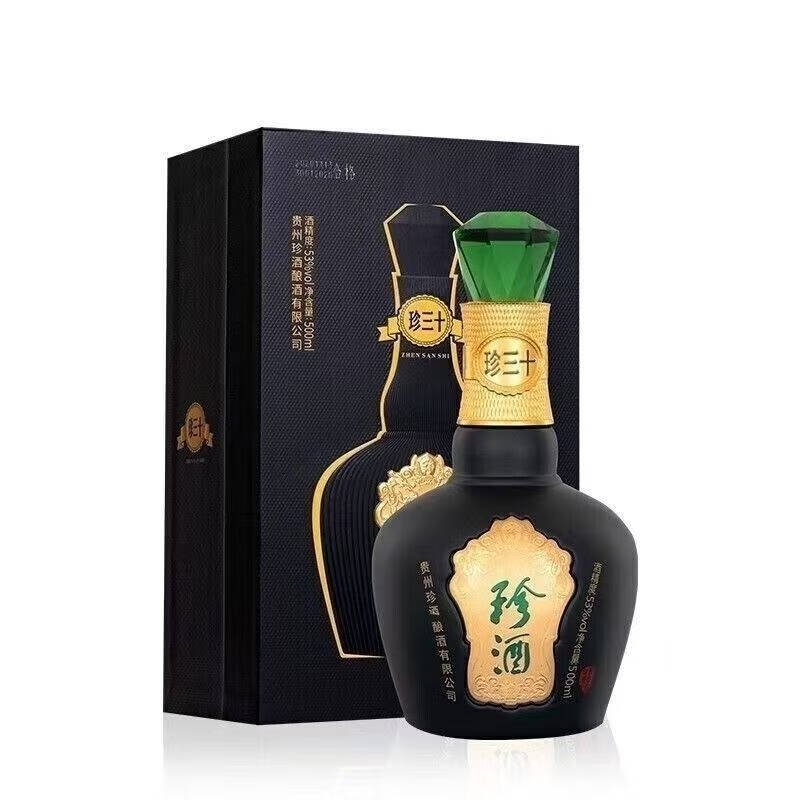珍酒 珍三十 53度500ml单瓶 酱香型新老版本年份随机 口粮自饮