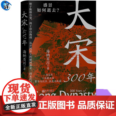 正版 大宋300年 写尽三百载大宋繁华与沉浮、浪漫与风霜 海纳百川著 新世界出版社