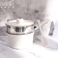 迪迪尼卡(Didinika) 萌熊乐园系列宝宝辅食婴儿奶锅蒸锅麦饭石不粘锅煮泡面热牛奶锅