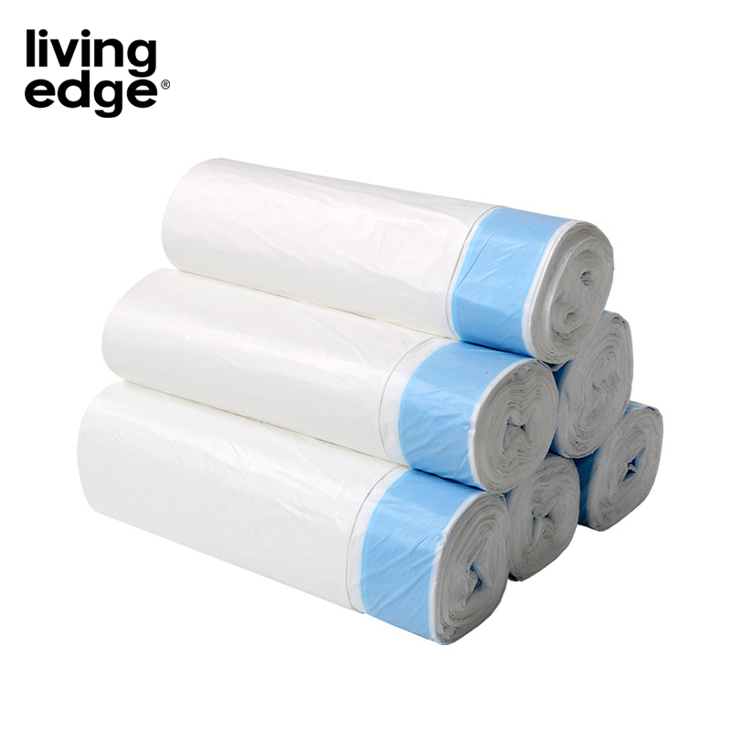 栎捷时(LIVING EDGE)不用撕 平口厚实垃圾袋 中号450mm*500mm*50只
